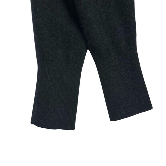 Quince | Women | Black 100% Cashmere Minimalist Turtleneck Sweater Dress | Small - Picture 11 of 14